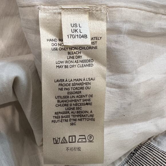 New Anthropologie Fringe Ladder Back Shift Dress Tan Sand Large Retails $148 - Picture 9 of 10